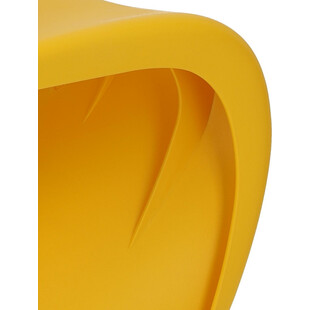 Krzesło designerskie z tworzywa Balance żółte marki D2.Design