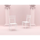 Krzesło weselne CHIAVARI lśniące białe marki Siesta