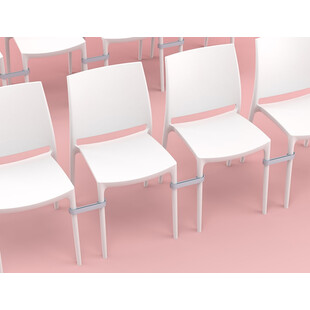 Krzesło plastikowe MAYA białe marki Siesta