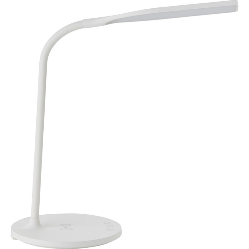 Lampa biurkowa minimalistyczna Joni biała Brilliant