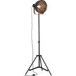 Lampa podłogowa industrialna Jesper Czarna marki Brilliant