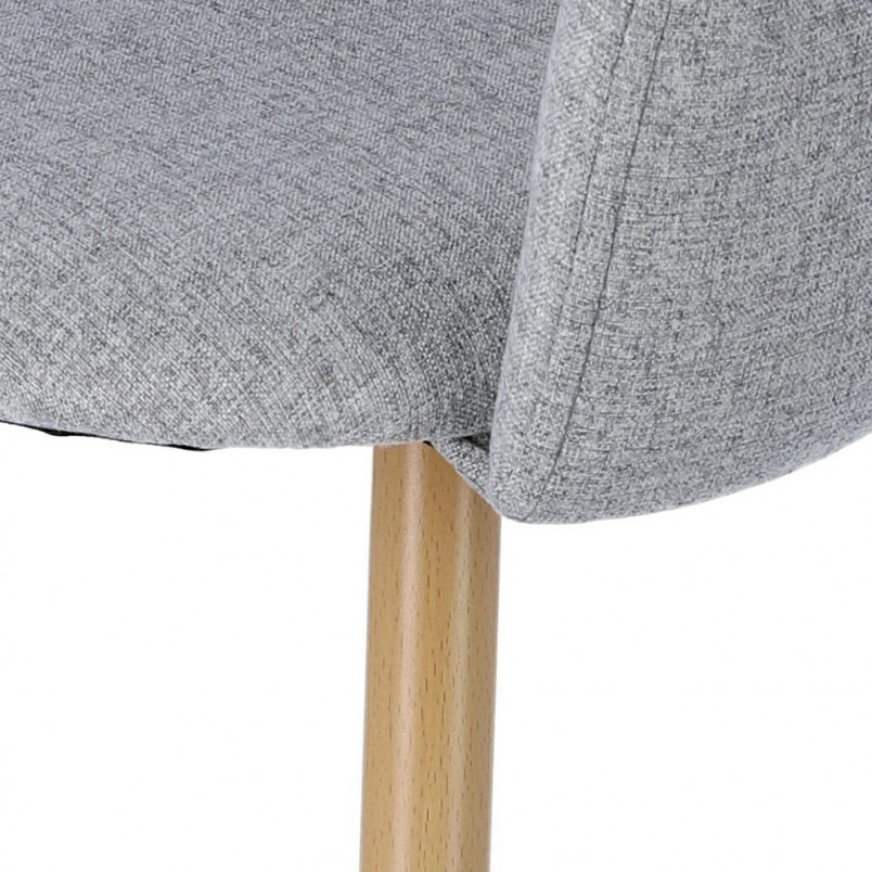 Krzesło tapicerowane skandynawskie Molto szare marki Intesi