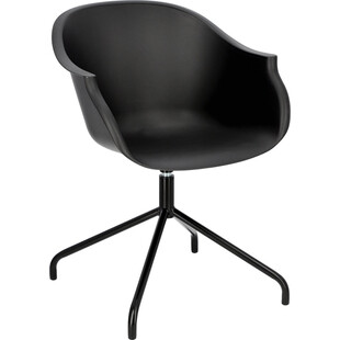 Krzesło biurowe obrotowe Roundy czarne marki Intesi