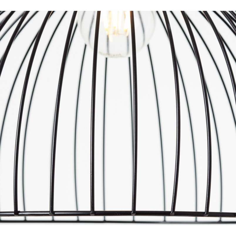 Lampa wisząca druciana Blacky 30cm czarna Brilliant