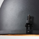 Lampa wisząca industrialna z łańcuchem Kiki 35cm czarna Brilliant