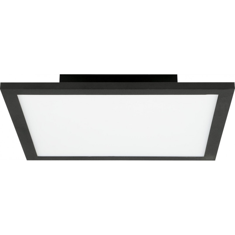 Plafon kwadratowy nowoczesny Buffi 29,5cm czarny Brilliant