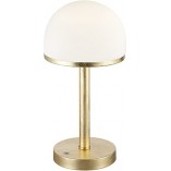Lampa stołowa glamour Berlin Biały/Złoty marki Trio