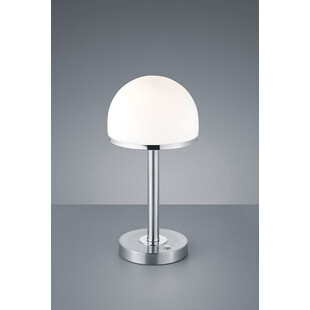 Lampa stołowa nowoczesna Berlin Biały/Nikiel Mat marki Trio