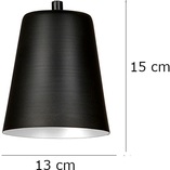 Reflektor sufitowy podwójny Prism 50 czarno-biały marki Emibig