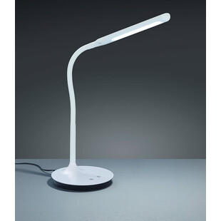 Lampa biurkowa minimalistyczna Polo LED Biała Mat marki Trio