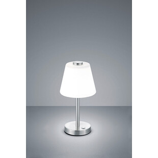 Lampa stołowa nowoczesna Emerald II LED Biały/Nikiel Mat marki Trio