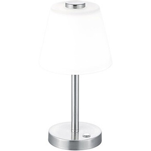Lampa stołowa nowoczesna Emerald II LED Biały/Nikiel Mat marki Trio