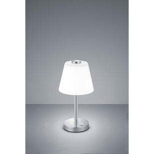Lampa stołowa nowoczesna Emerald LED Biały/Chrom marki Trio