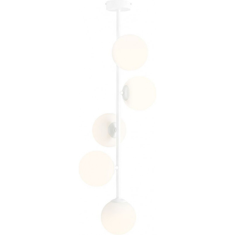 Lampa sufitowa szklane kule Libra White V 34cm biała Aldex