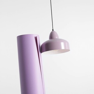 Lampa wisząca metalowa Como Colours 30cm lilac Aldex