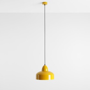 Lampa wisząca metalowa Como Colours 30cm mustard Aldex