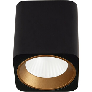 Lampa spot Tub Square LED6cm  czarna MaxLight