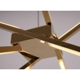 Lampa wisząca nowoczesna Spider LED 114cm złota MaxLight