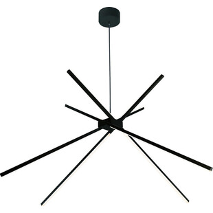 Lampa wisząca nowoczesna Spider LED 114cm czarna MaxLight