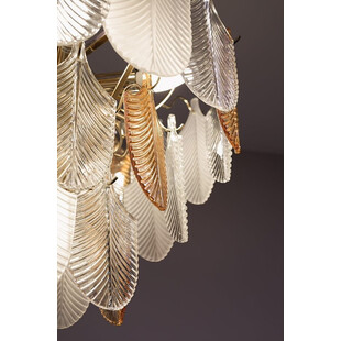 Lampa wisząca dekoracyjna Arwena 50cm złota MaxLight
