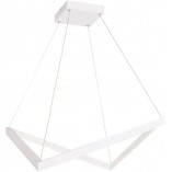 Lampa wisząca nowoczesna Origami LED 55cm biała MaxLight