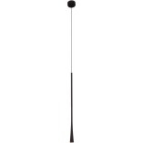 Lampa wisząca minimalistyczna Coffee Long LED 3cm czarna MaxLight