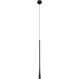 Lampa wisząca minimalistyczna Coffee Long LED 3cm czarna MaxLight