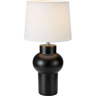 Lampa stołowa ceramiczna Shape biały / czarny Markslojd