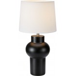 Lampa stołowa ceramiczna Shape biały / czarny Markslojd