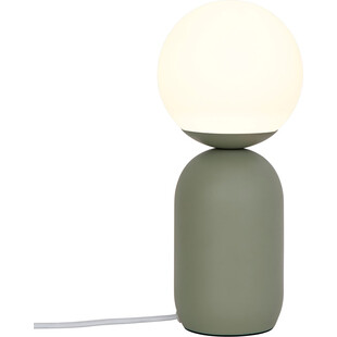 Lampa stołowa szklana kula Notti zielona marki Nordlux