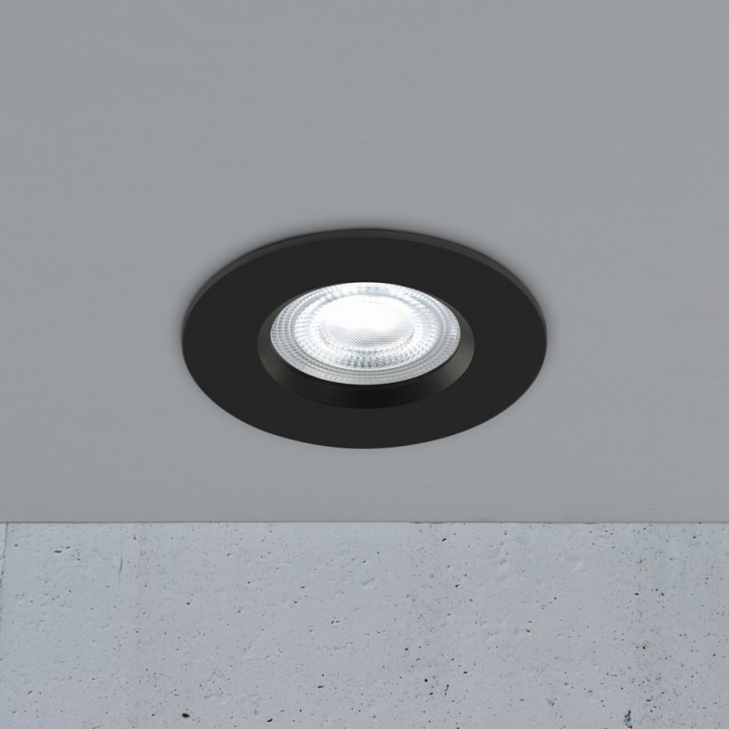 Lampa spot łazienkowa Don Smart LED RGB 8,5cm czarna Nordlux