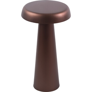 Lampa stołowa nowoczesna Arcello LED brązowy mosiądz DFTP