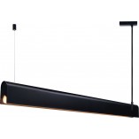Lampa wisząca minimalistyczna Beau 100cm czarna DFTP