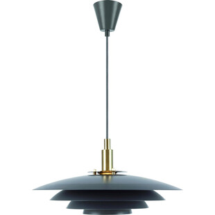 Lampa wisząca designerska Bretagne 38cm szara Nordlux