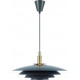 Lampa wisząca designerska Bretagne 38cm szara Nordlux