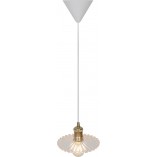 Lampa wisząca szklana retro Torina 20cm przezroczysta Nordlux