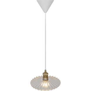 Lampa wisząca szklana retro Torina 24cm przezroczysta Nordlux