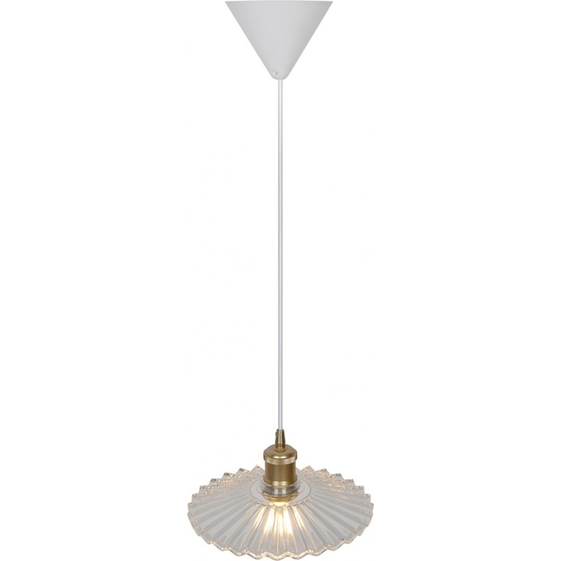 Lampa wisząca szklana retro Torina 24cm przezroczysta Nordlux
