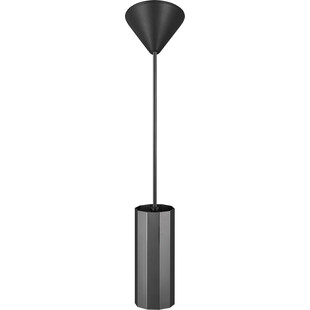 Lampa wisząca tuba Alanis 6cm czarna Nordlux