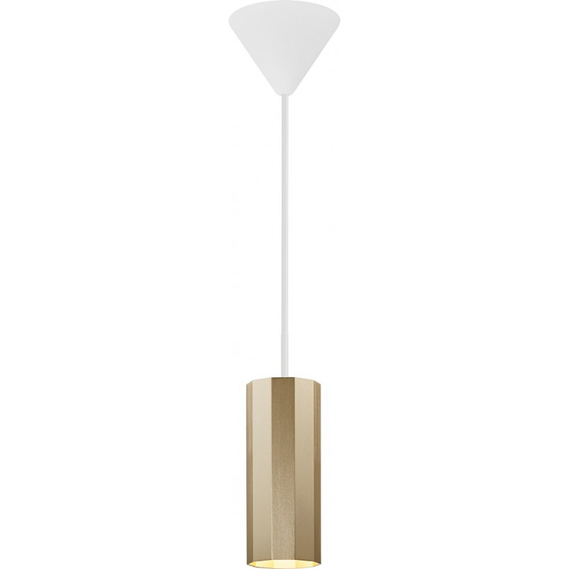 Lampa wisząca tuba Alanis 6cm mosiężna Nordlux