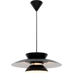 Lampa wisząca designerska Carmen 45cm czarna Nordlux