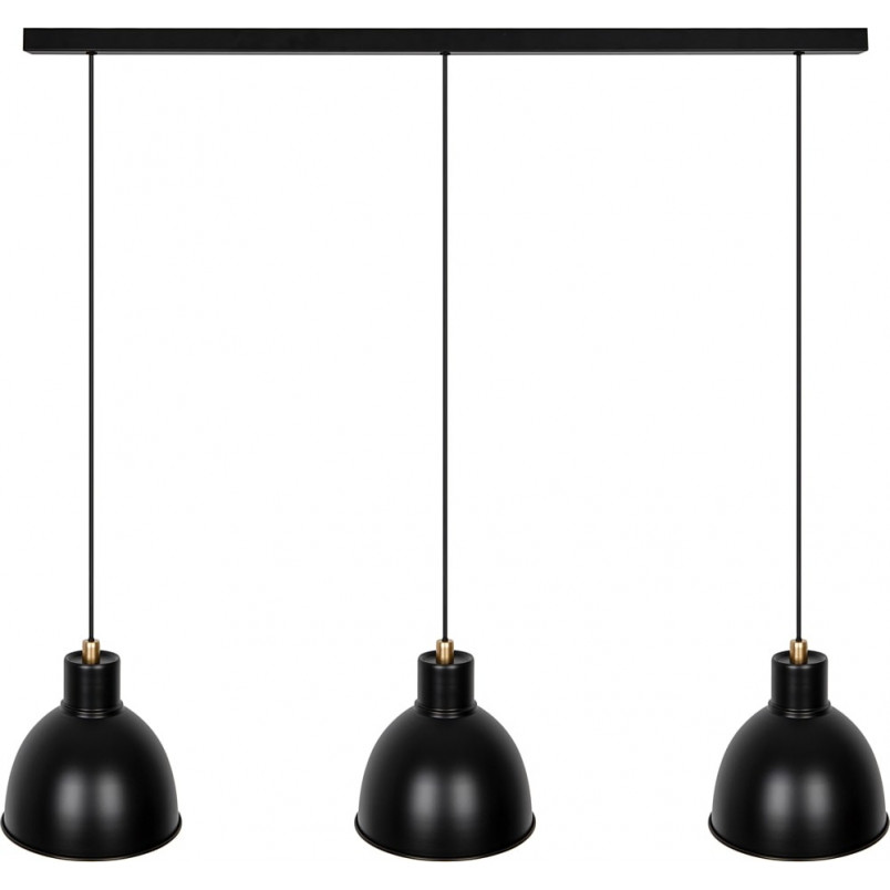 Lampa wisząca loft na listwie Pop III 100cm czarny mat Nordlux