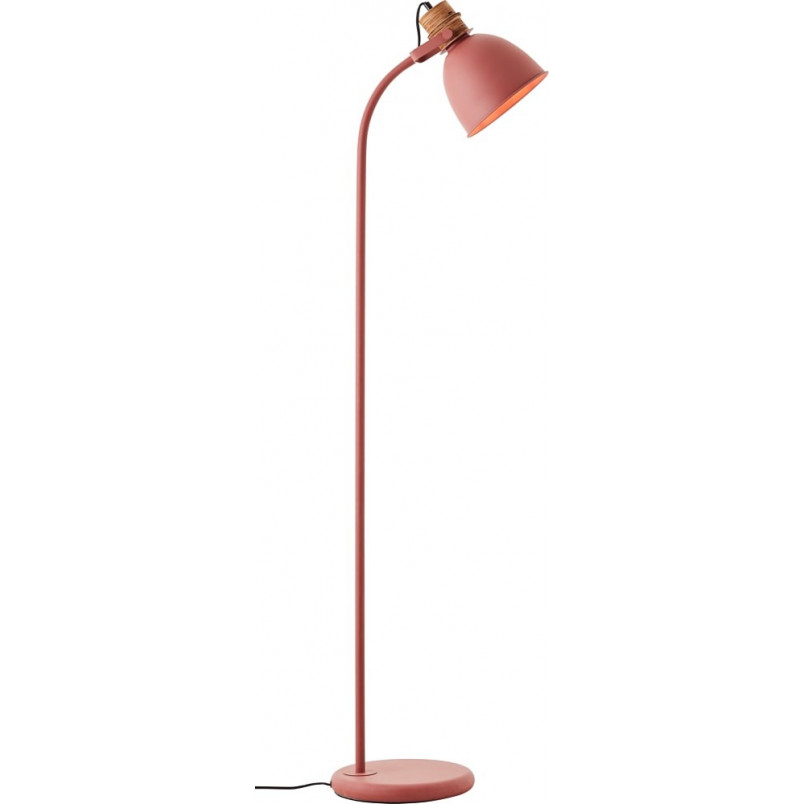 Lampa podłogowa industrialna Erena czerwona Brilliant