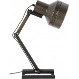 Lampa na biurko industrialna Hardwork czarny stalowy Brilliant