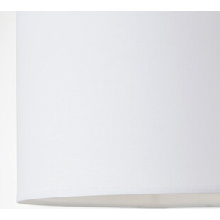 Lampa wisząca z abażurem Esher 38cm biała Brilliant