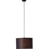 Lampa wisząca z abażurem Esher 38cm czarna Brilliant