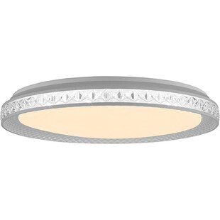 Plafon glamour z kryształkami Bunin LED 49,5cm biały Brilliant