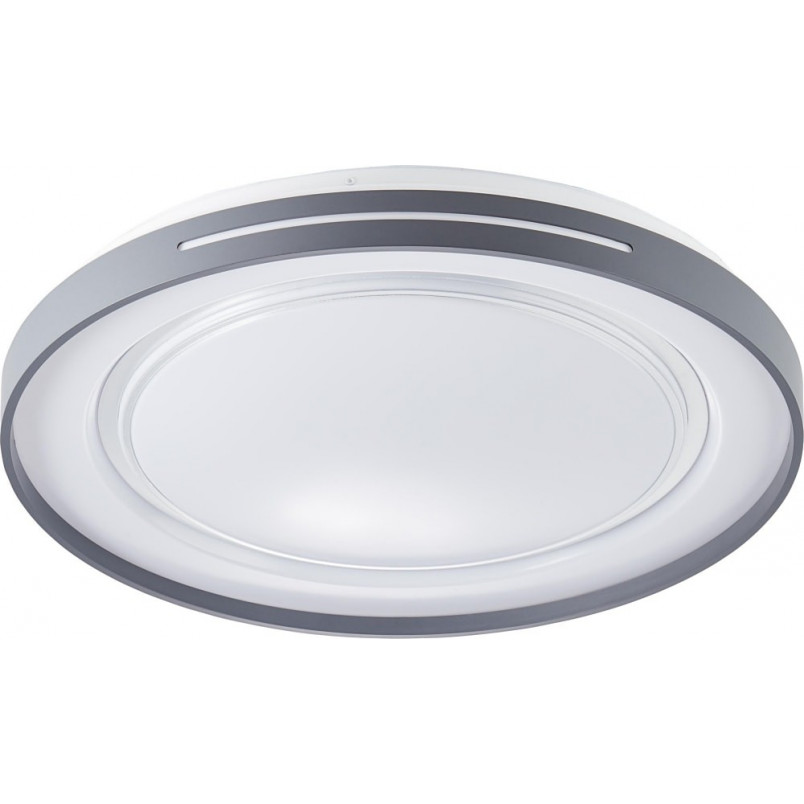 Plafon nowoczesny z pilotem sterowania Barty LED 48,5cm szary Brilliant
