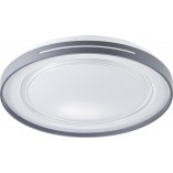 Plafon nowoczesny z pilotem sterowania Barty LED 48,5cm szary Brilliant