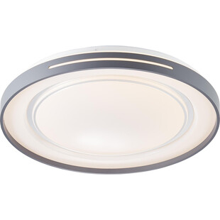 Plafon nowoczesny z pilotem sterowania Barty LED 48,5cm szary Brilliant